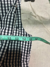 Load image into Gallery viewer, Zenobia Black and White Tartan Dress US 6
