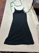 Load image into Gallery viewer, Vintage Lacoste Black and Polka Dot Tennis Dress Size M
