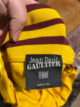 Load image into Gallery viewer, Jean Paul Gaultier Runway 100% silk Mustard Tulip Silk Dress Size US 6/ IT 42/ EU 38/ UK 10
