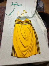 Load image into Gallery viewer, Jean Paul Gaultier Runway 100% silk Mustard Tulip Silk Dress Size US 6/ IT 42/ EU 38/ UK 10

