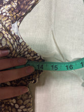 Load image into Gallery viewer, "Just Cavalli" Roberto Cavalli Reptile Patterned Dress Size S/M
