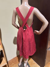 Load image into Gallery viewer, Vintage Scoop Neck Red Shimmer Dress Size 10
