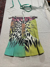 Load image into Gallery viewer, Just Cavalli Roberto Cavalli Pastel Denim Cheetah Print Skirt Knee Length IT 44/ US 8
