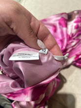 Load image into Gallery viewer, Versace Bright Pink Floral 100% silk Sheath Dress Size US 8/ IT 44
