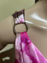 Load image into Gallery viewer, Versace Bright Pink Floral 100% silk Sheath Dress Size US 8/ IT 44
