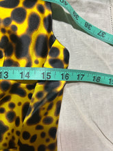 Load image into Gallery viewer, Versace Bright Yellow 100% Silk Spotted Sheath Dress Size US 8/ IT 44
