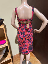 Load image into Gallery viewer, Erdem Cocktail Pink and Black Knee Length Dress Size US 6/ IT 42/ UK 10
