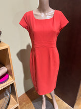 Load image into Gallery viewer, Narciso Rodriguez Coral Orange Knee Length Dress Size US 8/ IT 44/ UK 12

