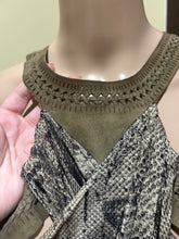 Load image into Gallery viewer, Roberto Cavalli Reptile Skin Leather Neckline US 8/ IT 44/ UK 12
