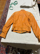 Load image into Gallery viewer, Dolce and Gabbana 2000s Orange Leather Jacket US 6/ IT 42/ UK 10
