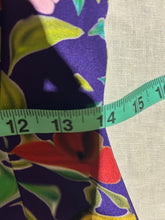 Load image into Gallery viewer, Mary Katranzou 100% Silk Purple Floral Patterned Sheath Dress Size US 10/ IT 46/ UK 14
