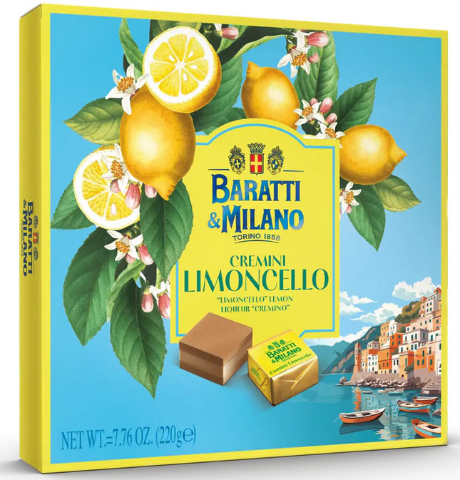 Baratti & Milano- Limoncello Cremini Confeizone - 220g- ITEM 4372