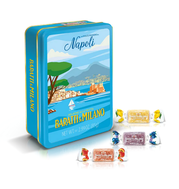 Baratti & Milano- Mini Candy Tin Napoli - 85g- ITEM 5837