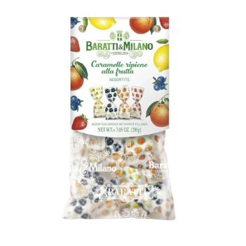 Baratti & Milano - Assorted Fruit Candies Sacchetto- 200g- ITEM 5881