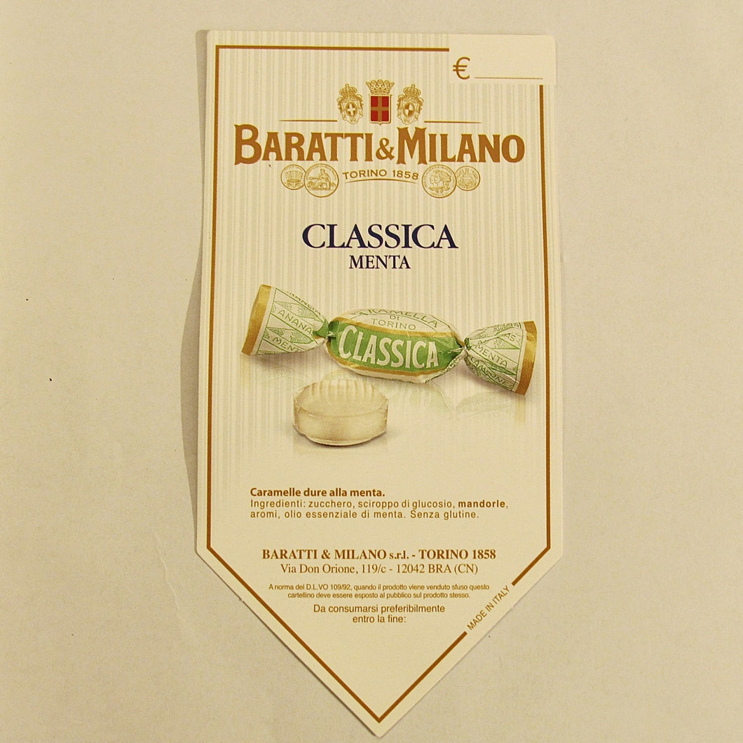 Baratti & Milano - Caramelle Latte Menta - 500g