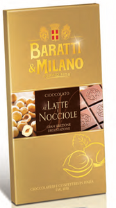 Baratti & Milano - Milk Chocolate Bar with Piedmontese Hazelnuts - 75g