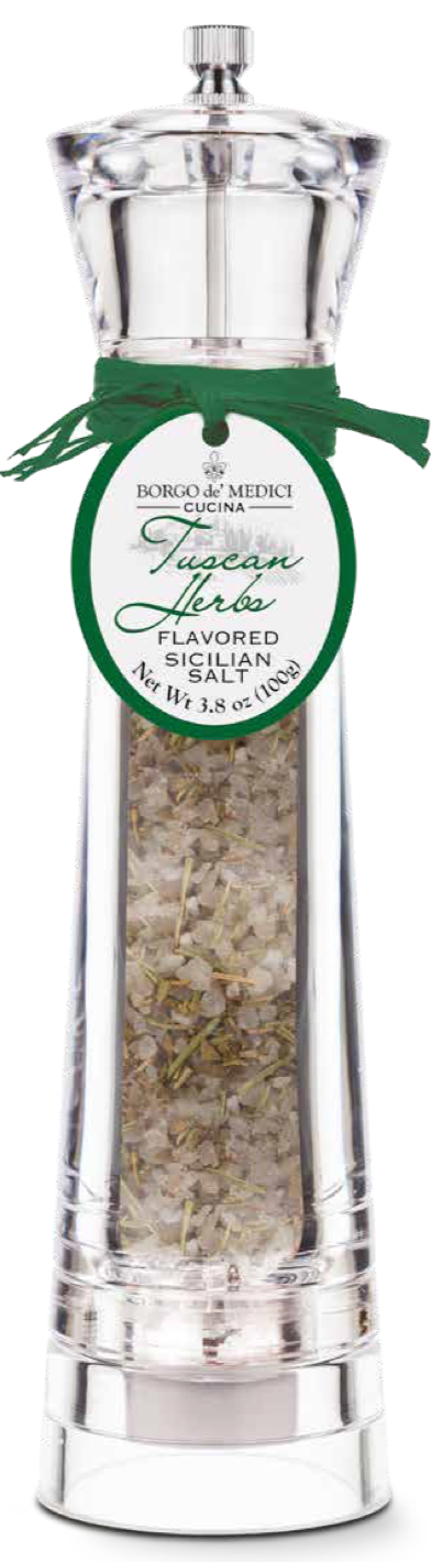 Borgo de Medici - Tuscan Herb Sicilian Sea Salt Grinder - 100g