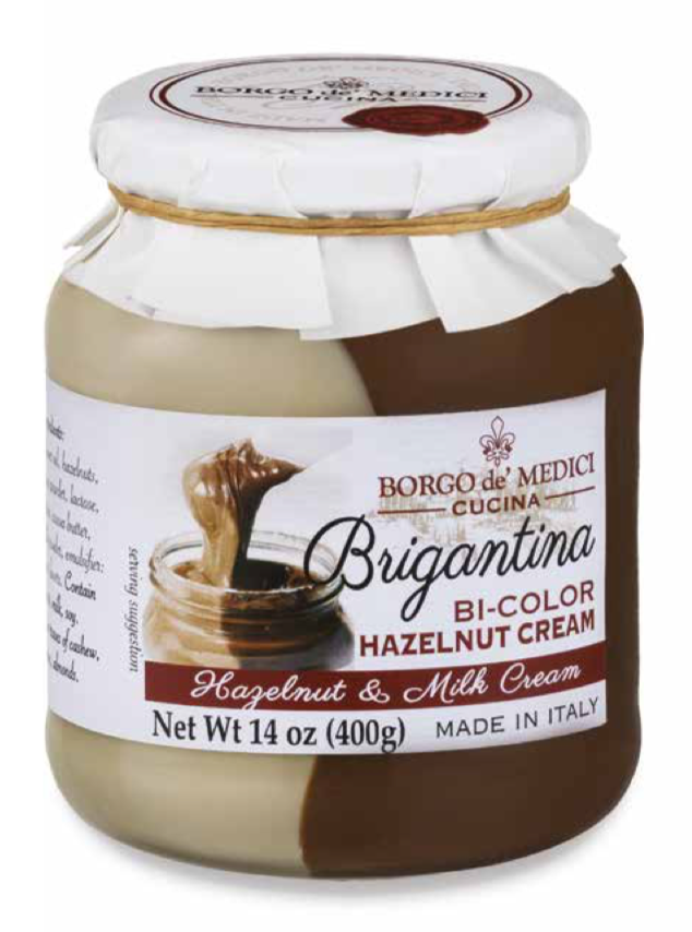 Borgo de Medici - Brigantina Bi-Colour Hazelnut & Milk Cream - 400g