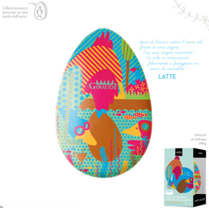 Giraudi - Hand Painted Chocolate Goose Egg - Dark or Milk - Limited Edition  Easter Egg - 200g