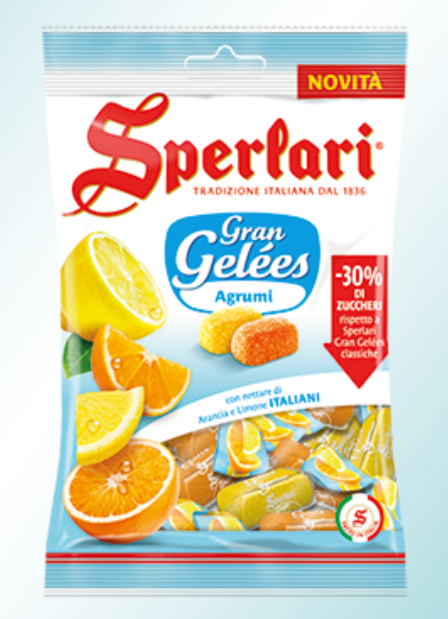 Sperlari - Agrumi - 30% less sugar - 175g