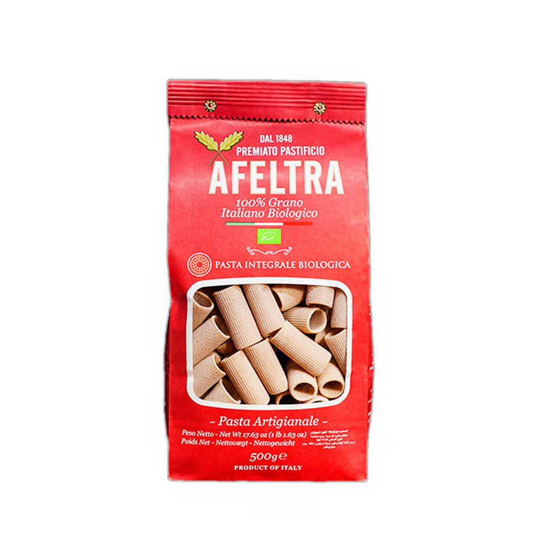Afeltra - Whole Wheat Rigatoni - Organic - 500g