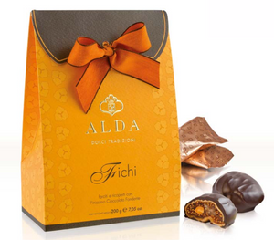 Alda - Fichi farciti - Stuffed figs covered with dark chocolate - Various types