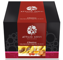 Load image into Gallery viewer, Attilio Servi - Panettone with Raisins, Chestnuts with Berta Grappa Cream - 1000g
