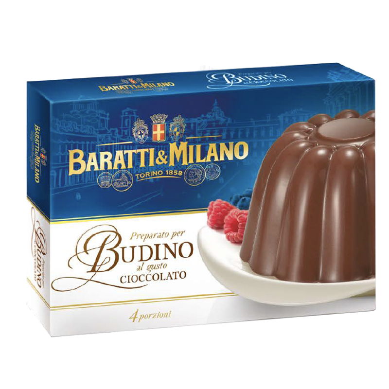 Baratti & Milano - Chocolate Pudding Powder - 10x80g