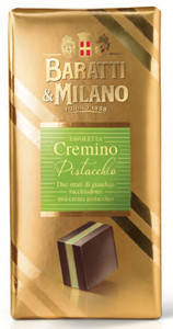 Baratti & Milano - Cremino Pistachio Chocolate Bar - 100g