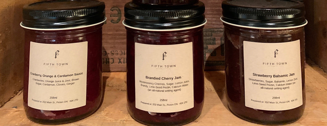 Fifth Town - Local Orchard Fruit Jams and Sauce - Various Options - 250ml